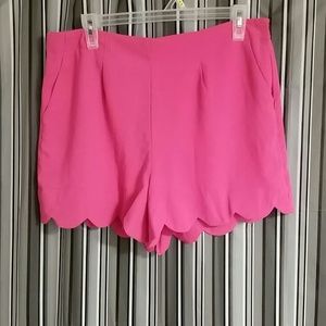 Mittoshop Pink Scallop Shorts